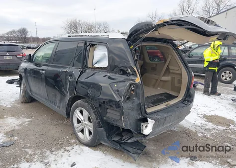 2009 Toyota Highlander Limited from USA, damaged, VIN JTEES42A492129501